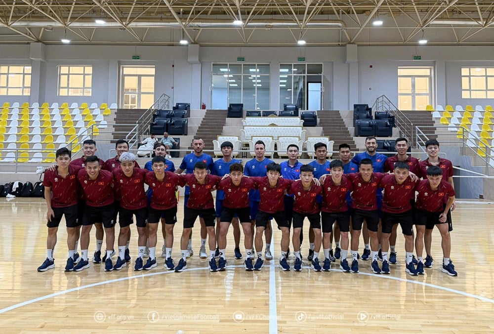 ក្រុម futsal វៀតណាម អនុវត្តយ៉ាងសកម្មនៅប្រទេសគុយវ៉ែត - រូបថត ១