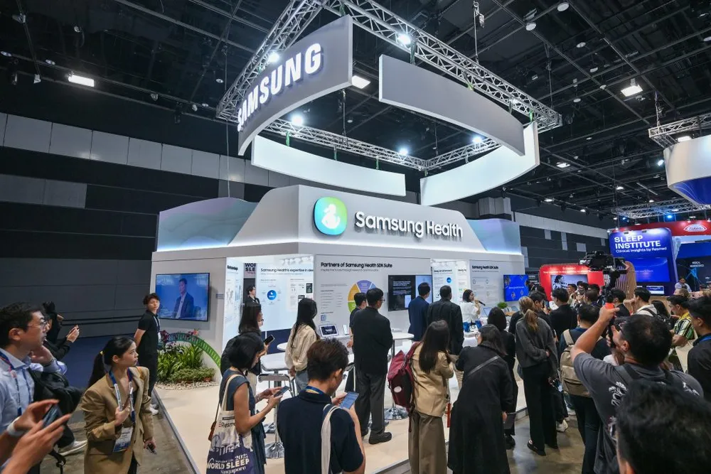 ស្តង់ Samsung នៅក្នុងសន្និសីទ