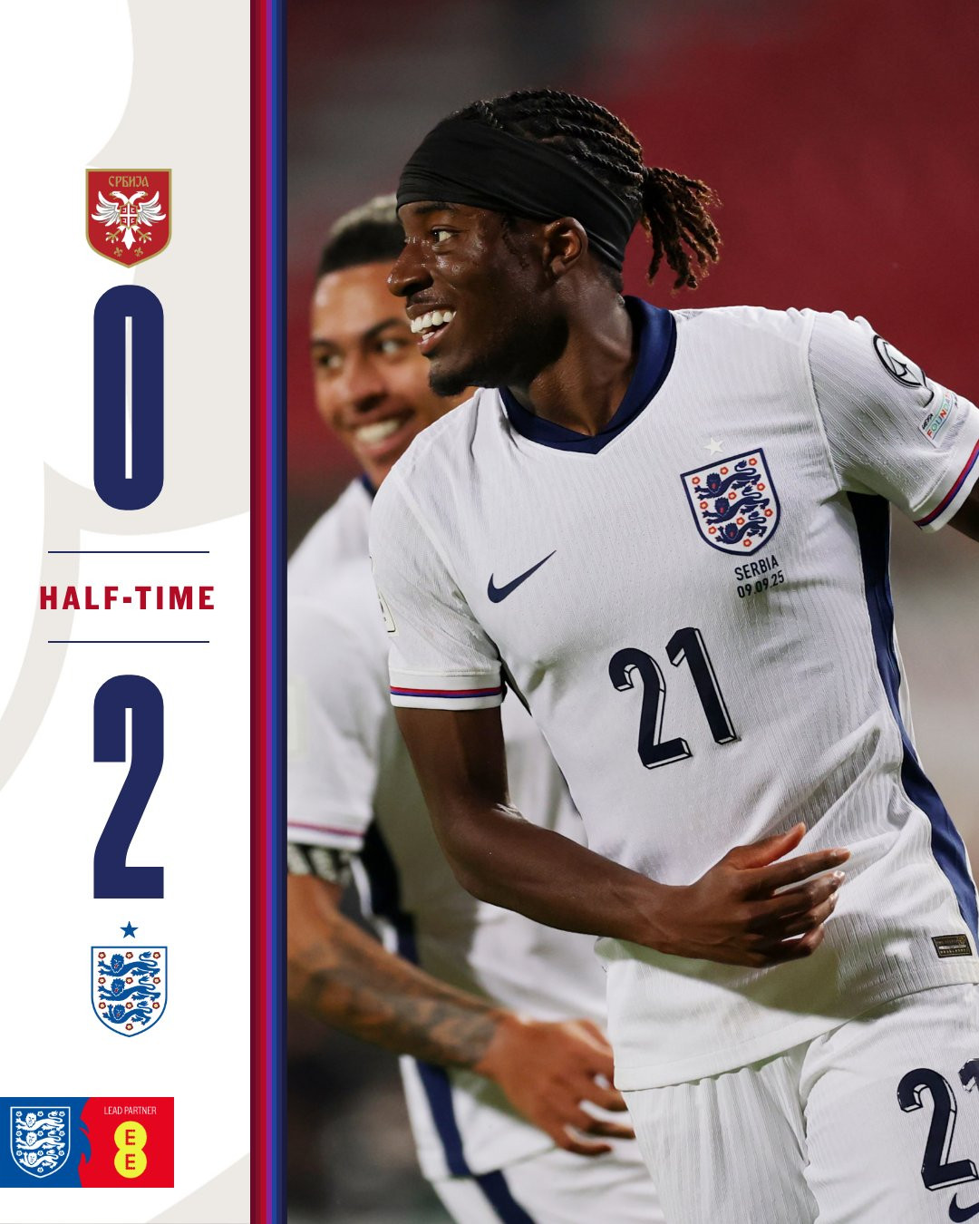 イングランドは2026年ワールドカップ予選でセルビアを圧倒した。