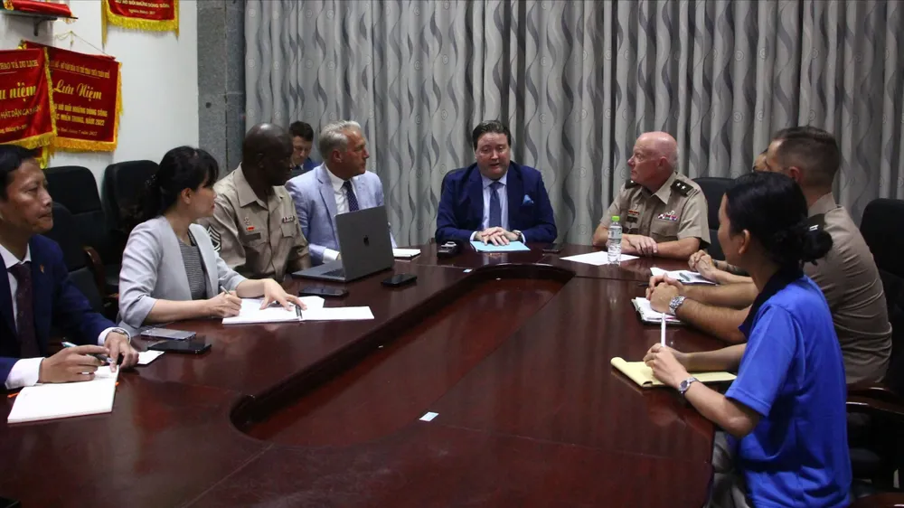 The two sides met to discuss the Pacific Friends agenda.