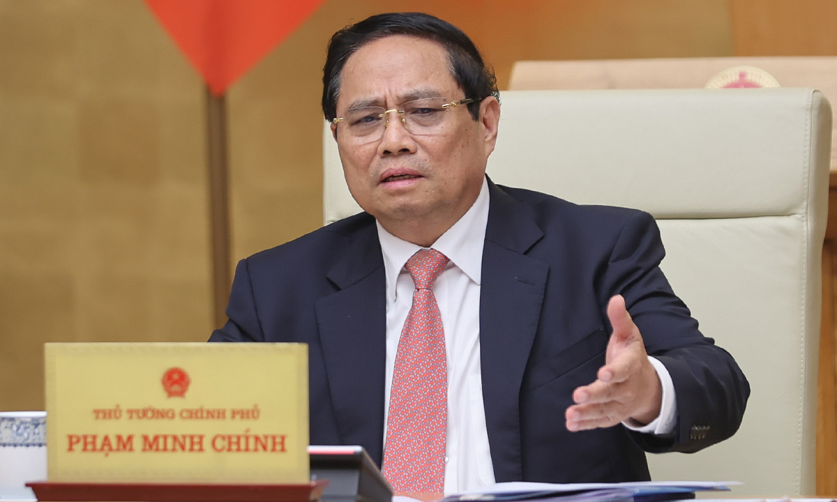 នាយករដ្ឋមន្ត្រី Pham Minh Chinh។ (រូបថត៖ VGP)