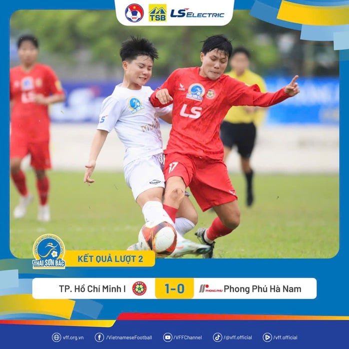CLB nữ TP HCM 1 thắng tối thiểu Phong Phú Hà Nam, duy trì ngôi đầu- Ảnh 1.