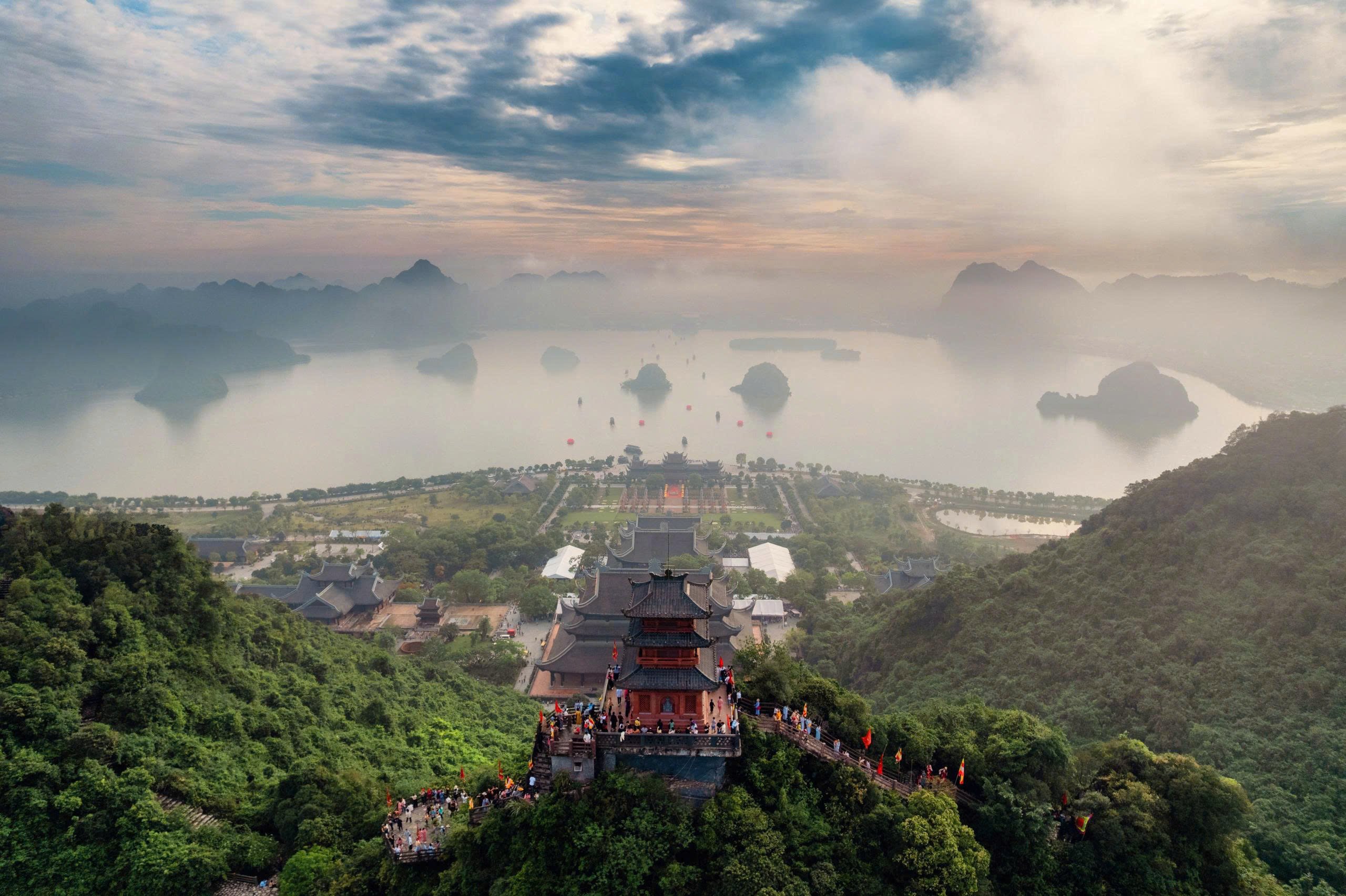 Panorama of Tam Chuc Scenic Complex.