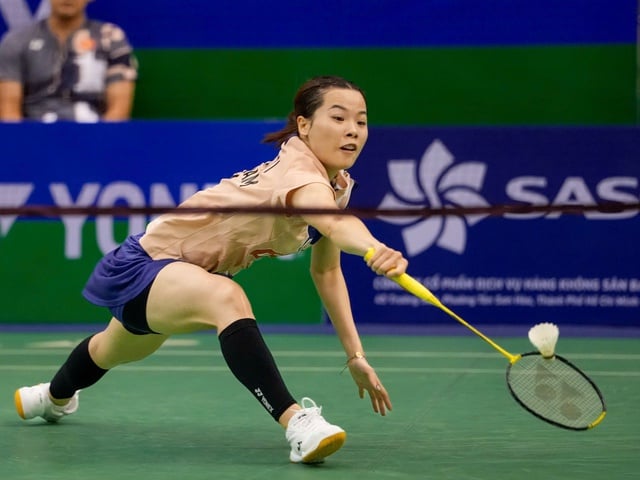 Nguyễn Thùy Linh 'đòi nợ' thành công tay vợt Đài Loan Liang Ting-yu- Ảnh 2.