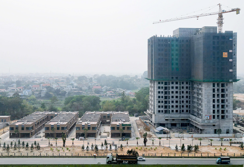 គម្រោងលំនៅដ្ឋានសង្គម Dai Thang Residential Area (Homie City) ក្នុងវួដ Van Xuan ផ្តល់ឱកាសលំនៅឋានសម្រាប់កម្មករប្រមាណ ៨០០នាក់ និងកម្មករដែលមានចំណូលទាប។ រូបថត៖ T.L