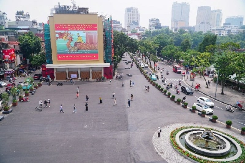 ទីក្រុងហាណូយបញ្ចប់ដំណាក់កាលទី១ នៃការជួសជុល និងតុបតែងទីលាន Dong Kinh Nghia Thuc -0
