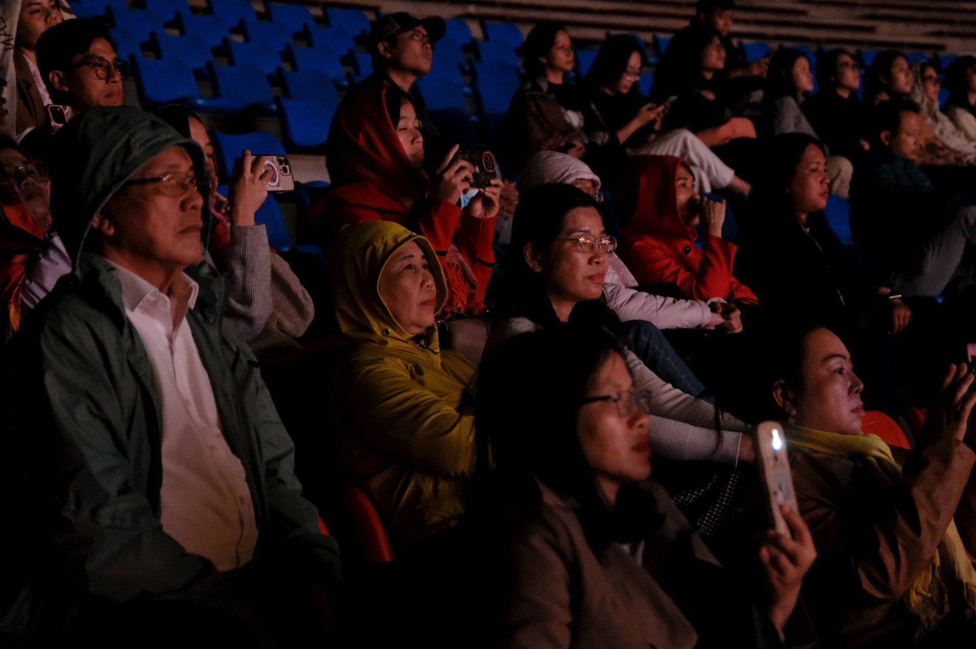 Delegates enjoy the Au Lac Epic show at Delight Park (Lam Vien Ward - Da Lat)