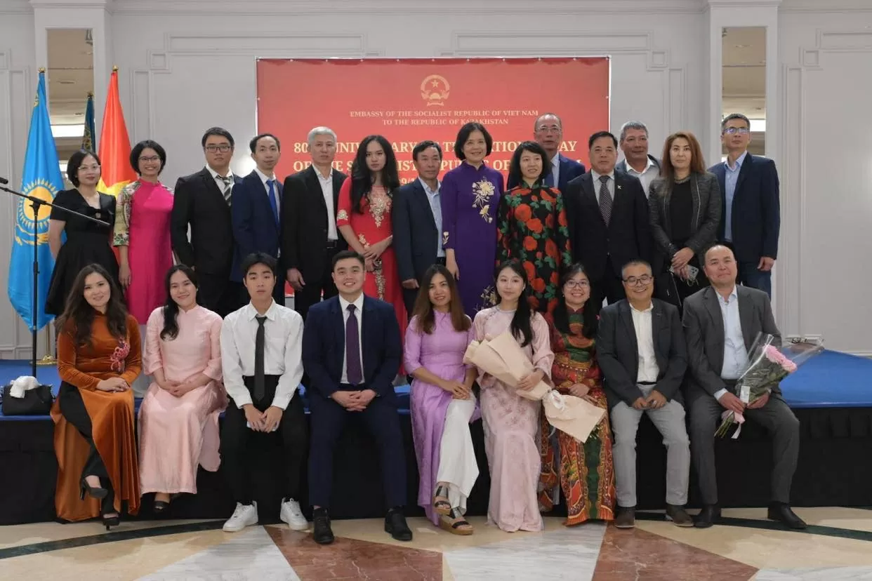 Kỷ niệm 80 năm Quốc khánh Việt Nam tại Astana: Việt Nam và Kazakhstan cùng hướng tới tương lai hòa bình, hợp tác và thịnh vượng