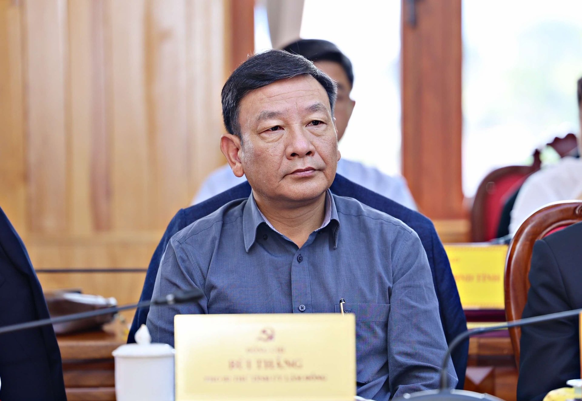 Phó Bí thư Tỉnh uỷ Lâm Đồng Bùi Thắng tham dự buổi làm việc