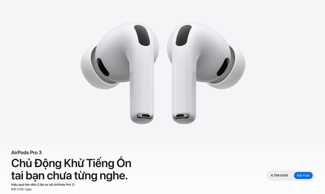 Apple nâng cấp mạnh mẽ cho AirPods Pro 3 - Ảnh 1.