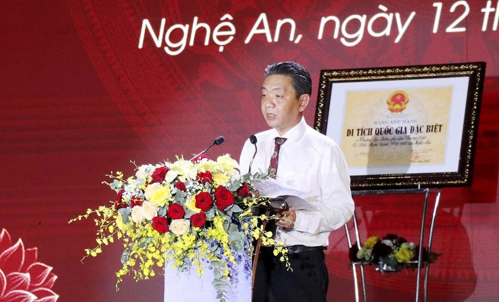 អបអរសាទរខួបលើកទី 995 នៃចំណងជើង ខួបលើកទី 95 របស់ Nghe Tinh សូវៀត និងទទួលបានវិញ្ញាបនបត្រនៃចំណាត់ថ្នាក់វិមានជាតិពិសេស Nghe Tinh សូវៀត - រូបថត 2