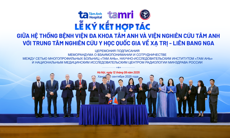 មន្ទីរពេទ្យទូទៅ Tam Anh សហការជាមួយរុស្ស៊ីលើបច្ចេកវិជ្ជាថ្មីសម្រាប់ការធ្វើរោគវិនិច្ឆ័យ និងព្យាបាលជំងឺមហារីក - រូបថត ១.