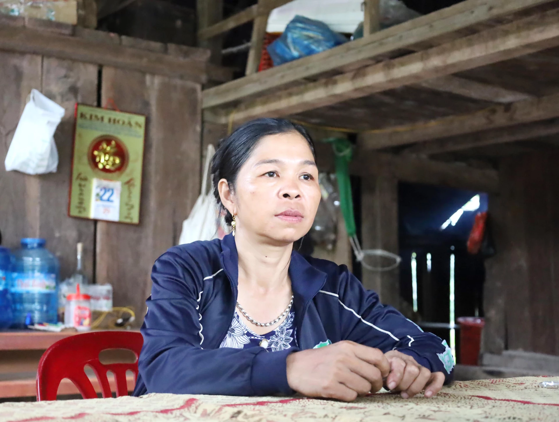 រូបភាពរបស់មេភូមិ Ploang លោកស្រី Nguyen Thi Thi - រូបថត៖ V.M