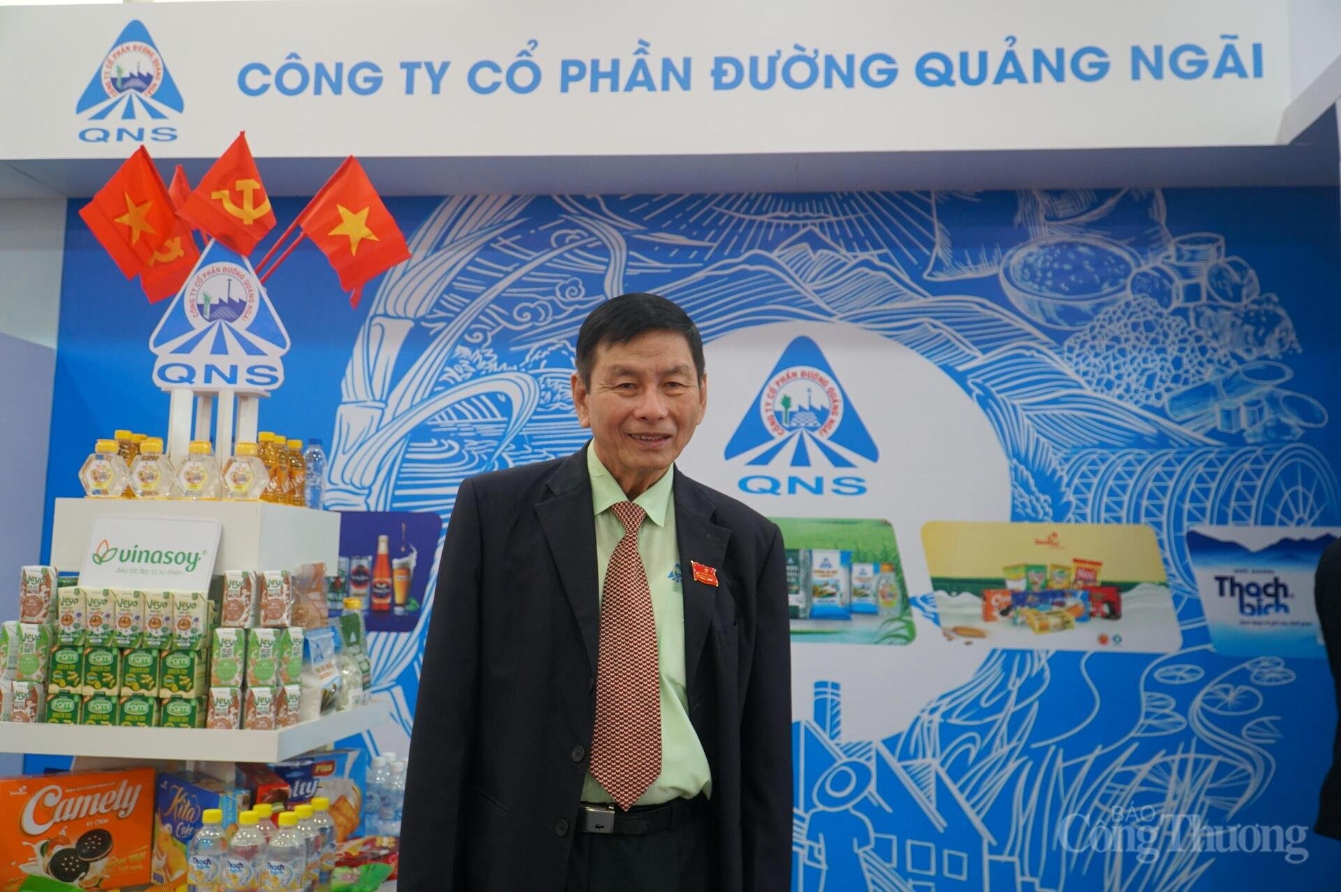 លោក Vo Thanh Dang អគ្គនាយកក្រុមហ៊ុន Quang Ngai Sugar Joint Stock Company ប្រធានសមាគមធុរកិច្ចខេត្ត Quang Ngai