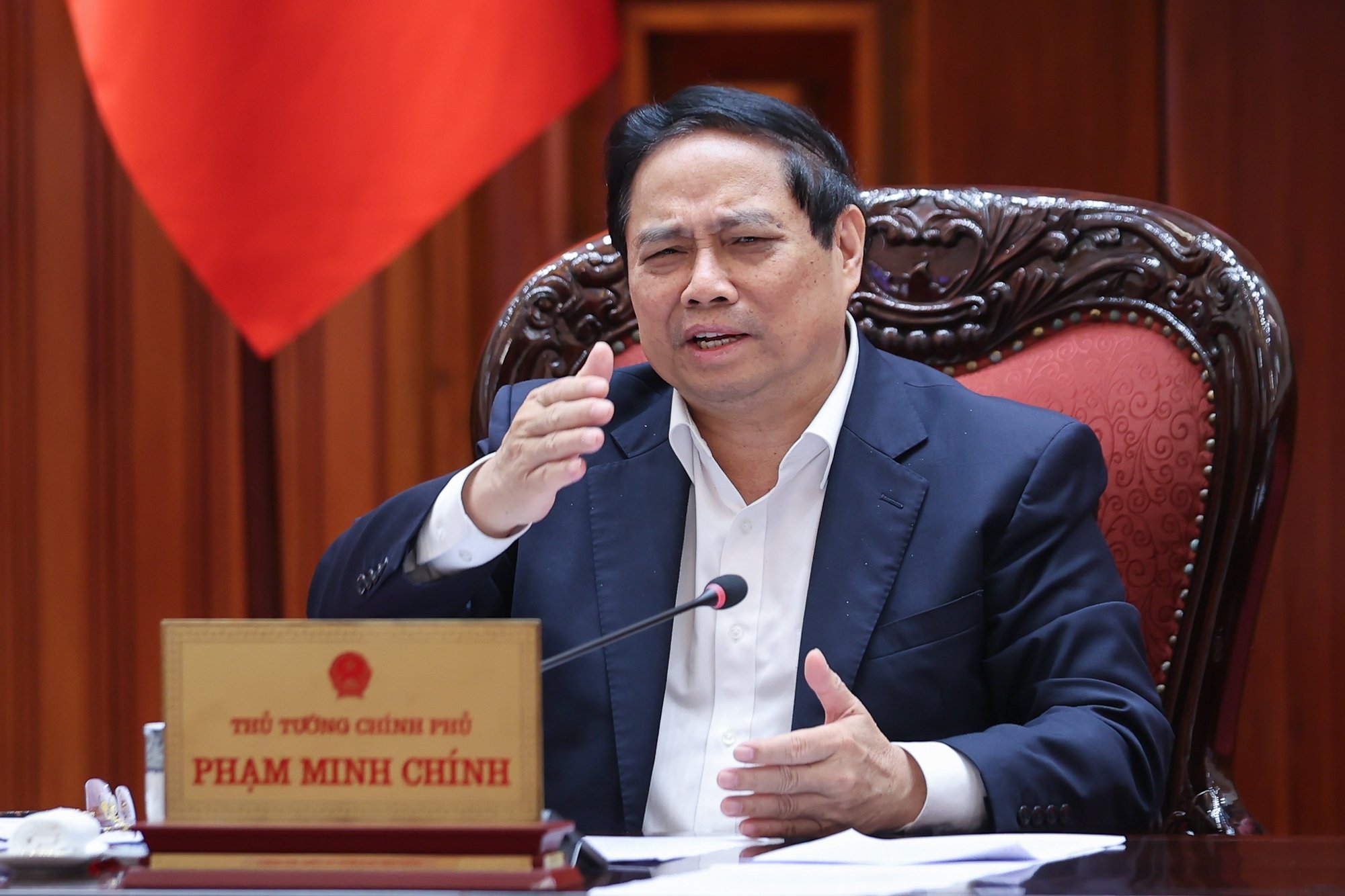 នាយករដ្ឋមន្ត្រី Pham Minh Chinh។ (រូបថត៖ VGP)