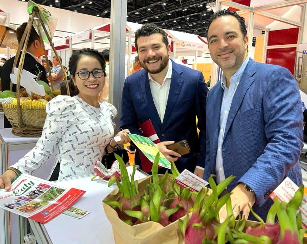 Lam Dong stärkt auf internationalen Messen die Handelsbeziehungen für Drachenfruchtprodukte (2)