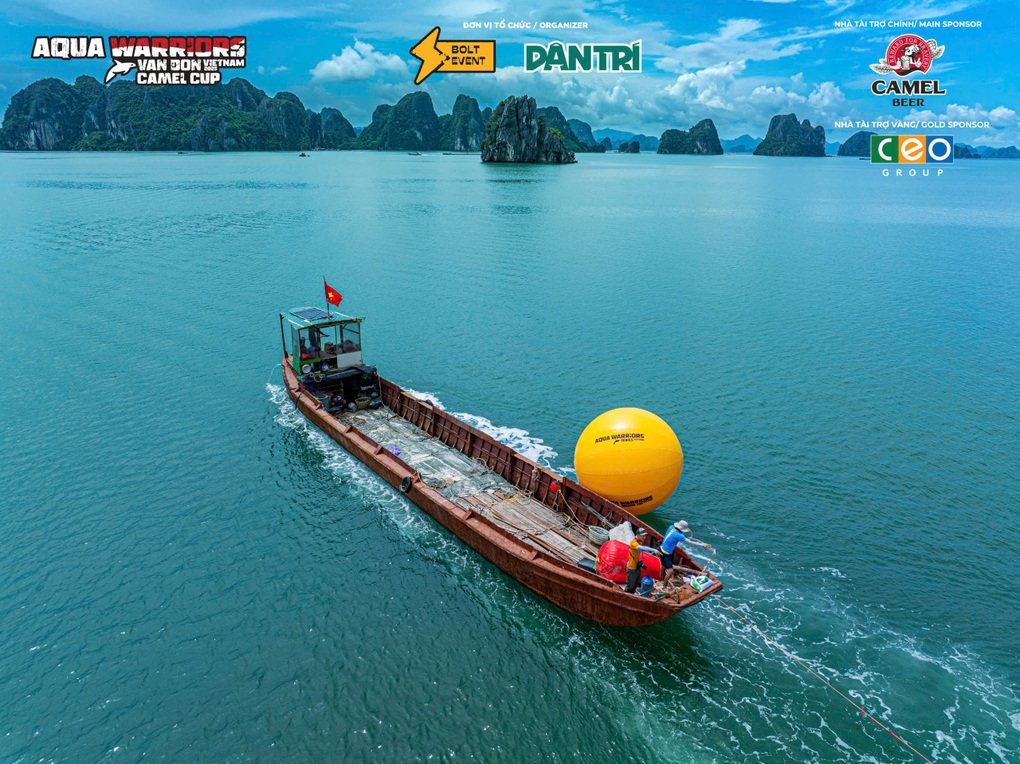 Aqua Warriors Vân Đồn 2025 - Camel Cup: Ban tổ chức kiểm tra an toàn đường bơi - 2