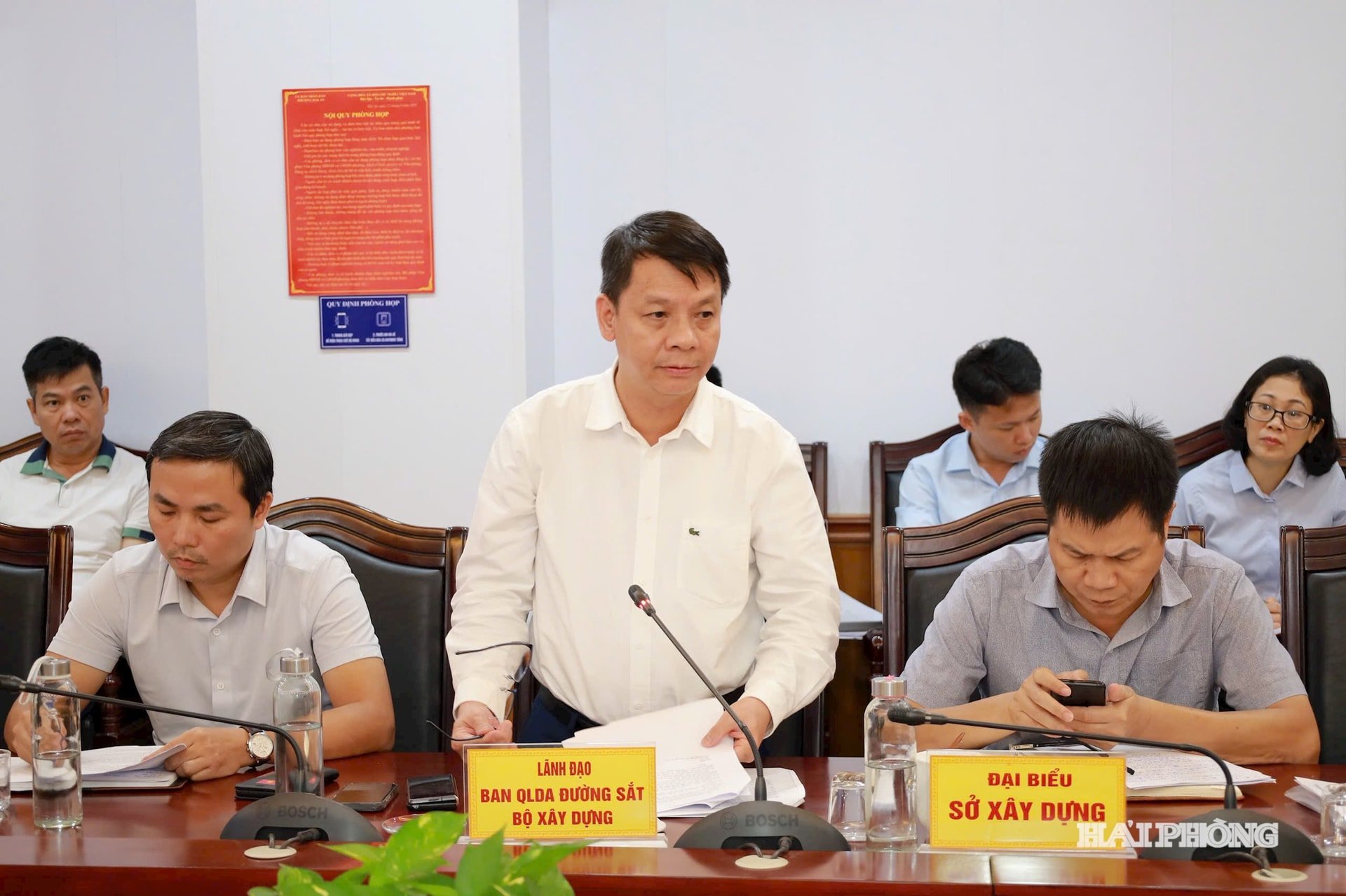 តំណាងក្រុមប្រឹក្សាគ្រប់គ្រងគម្រោងផ្លូវដែក ថ្លែង