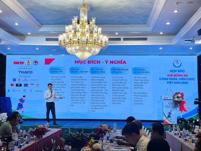 Khởi tranh Giải bóng đá công nhân, viên chức Việt Nam 2025 - Ảnh 3.
