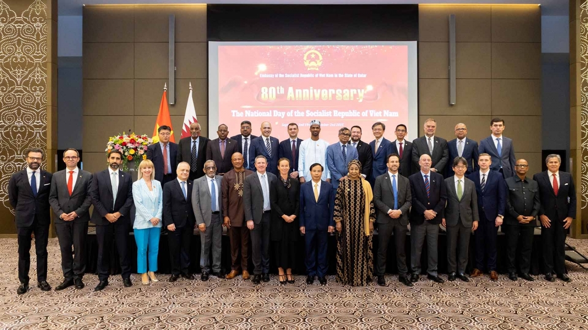 Đại sứ quán Việt Nam tại Qatar long trọng tổ chức Lễ kỷ niệm 80 năm Quốc khánh