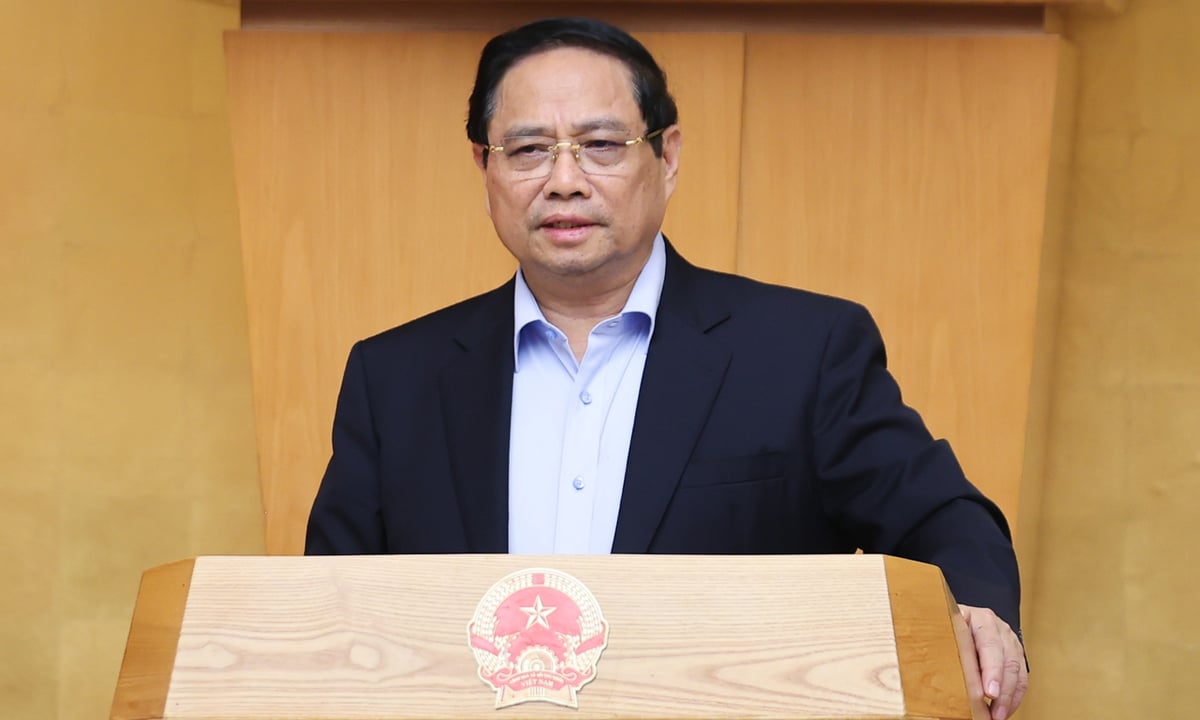 នាយករដ្ឋមន្ត្រី Pham Minh Chinh។ (រូបថត៖ VGP)