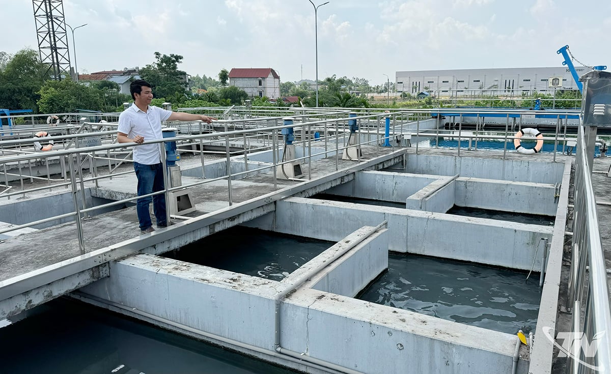 រោងចក្រប្រព្រឹត្តកម្មទឹកសំណល់កណ្តាលនៅសួនឧស្សាហកម្ម Yen Binh មានសមត្ថភាពជាង 60,000 m³/ថ្ងៃ និងយប់ ដំណើរការជាបន្តបន្ទាប់ 24/7 ហើយត្រូវបានត្រួតពិនិត្យដោយស្វ័យប្រវត្តិតាមរយៈប្រព័ន្ធអេឡិចត្រូនិច។
