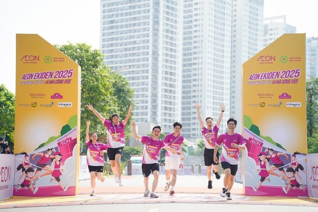 Đặc sắc giải chạy AEON Ekiden 2025 - Ảnh 1.
