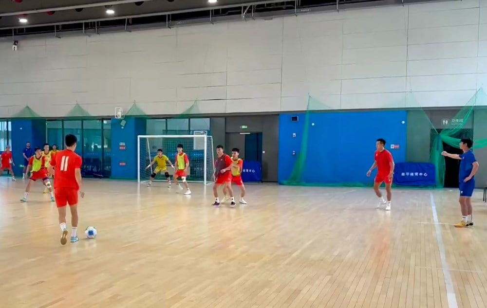 Đội tuyển Futsal Việt Nam tích cực chuẩn bị cho vòng loại giải châu Á - ảnh 2