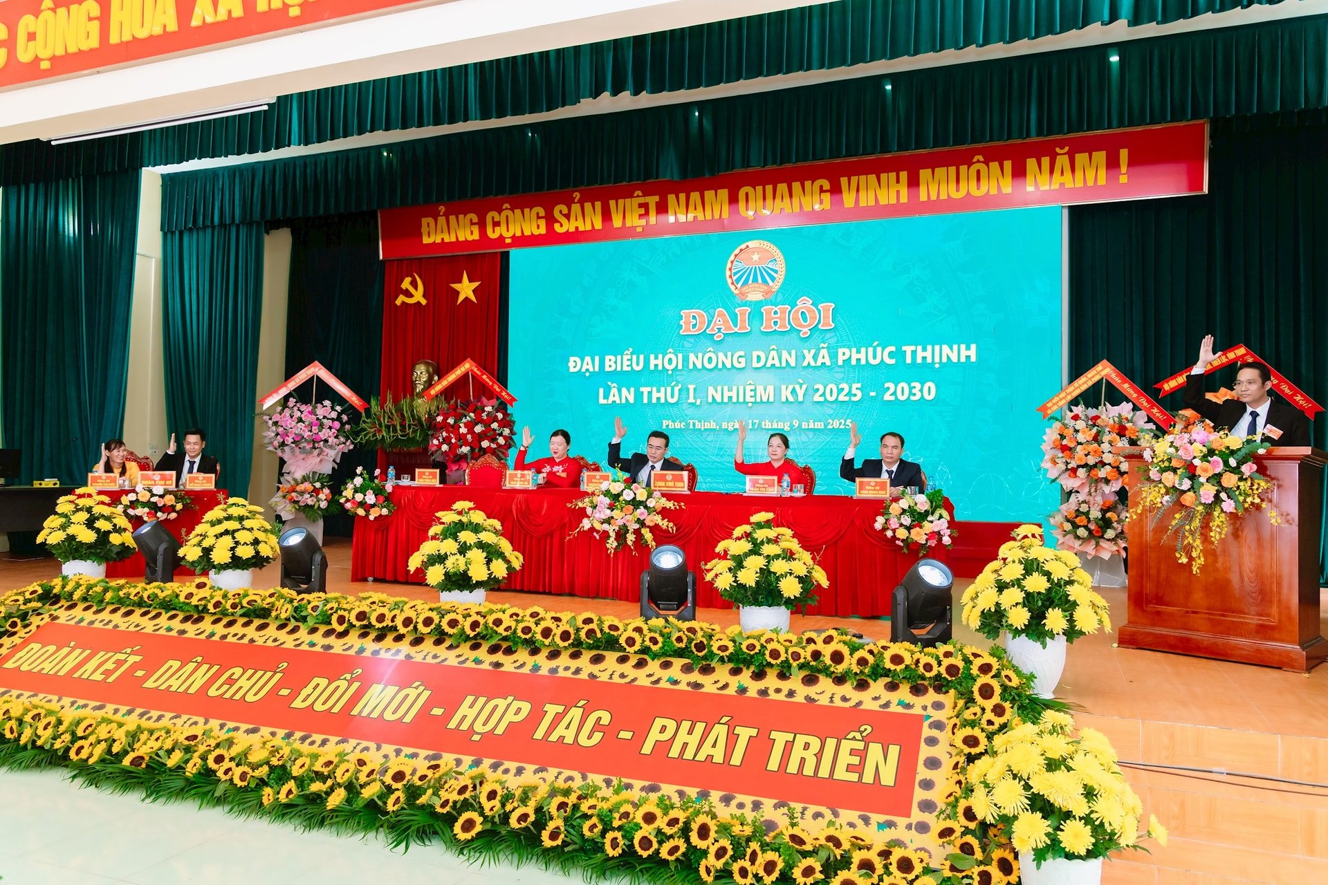 150 đại biểu dự Đại hội Hội Nông dân xã Phúc Thịnh lần thứ I- Ảnh 2.