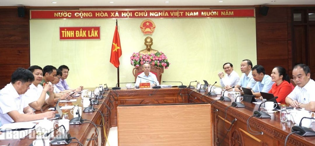 Tham dự tại điểm cầu tỉnh Đắk Lắk 