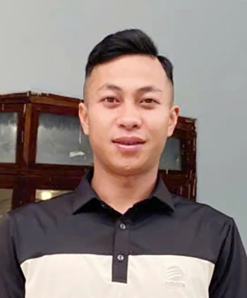 លោក Lo Minh Thang លេខាសម្ព័ន្ធយុវជនឃុំ Meo Vac