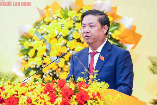 Ông Lương Nguyễn Minh Triết phát biểu tại Đại hội.