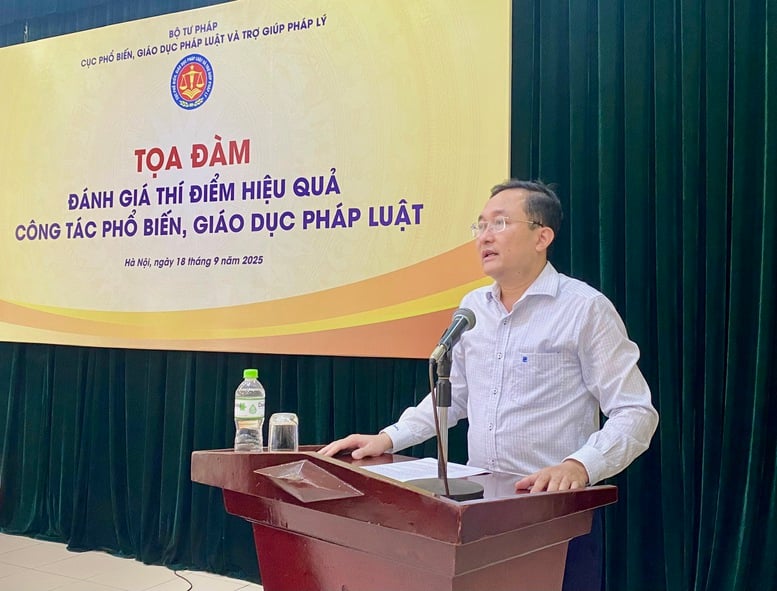 Đánh giá thí điểm hiệu quả công tác phổ biến, giáo dục pháp luật tại các bộ, địa phương- Ảnh 1.