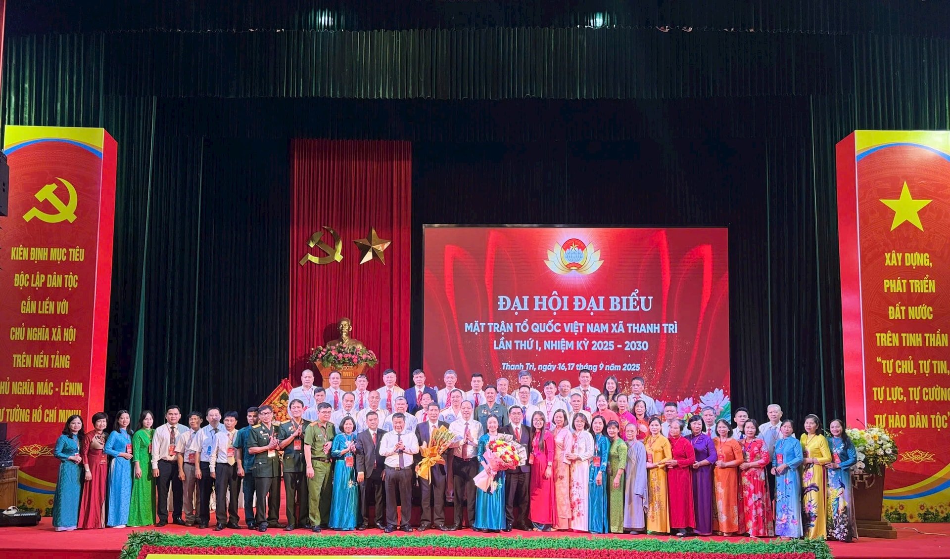 180 đại biểu dự Đại hội Mặt trận Tổ quốc xã Thanh Trì nhiệm kỳ 2025-2030- Ảnh 5.