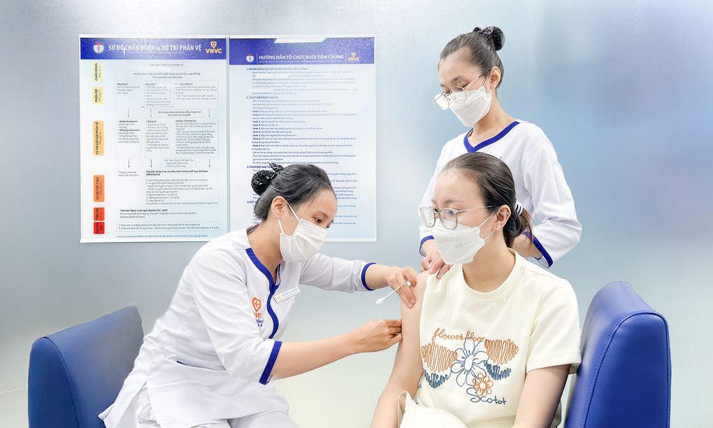 VNVC announced that it has additional vaccines to prevent 4 diseases: measles, mumps, rubella, chickenpox - 4