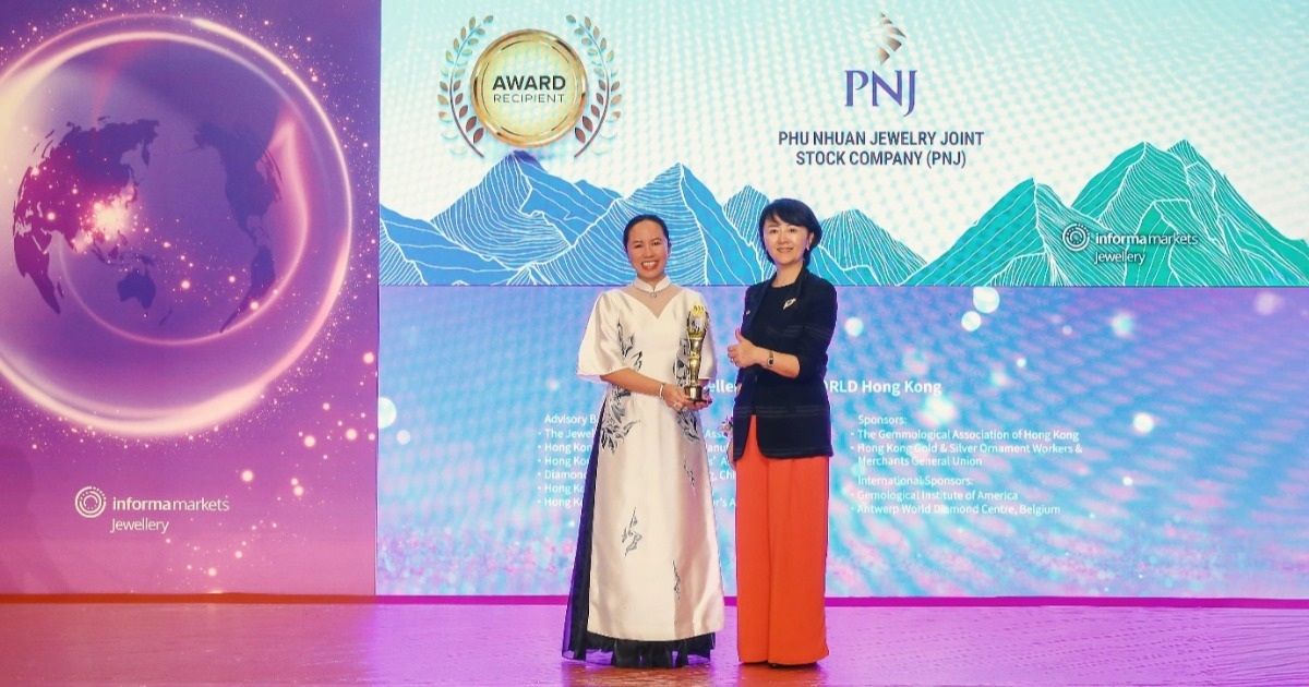 PNJ được JWA vinh danh về phát triển bền vững