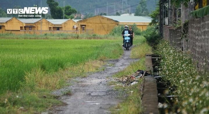 Đường dẫn vào khu dân cư suốt hàng chục năm qua không được đầu tư.