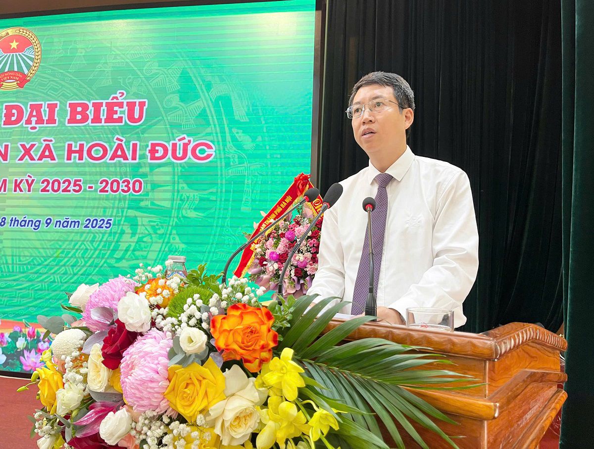 Đại hội đại biểu Hội Nông dân xã Hoài Đức lần thứ I thành công tốt đẹp- Ảnh 3.