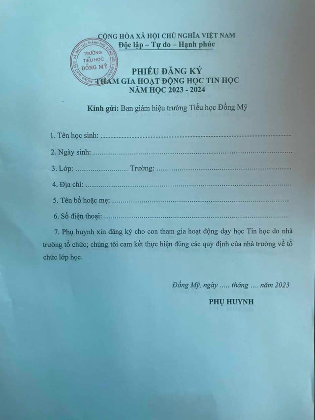 Phụ huynh 'tố' chèn môn 'tự nguyện' vào chính khóa, nhà trường nói sẽ sắp xếp lại - Ảnh 2.