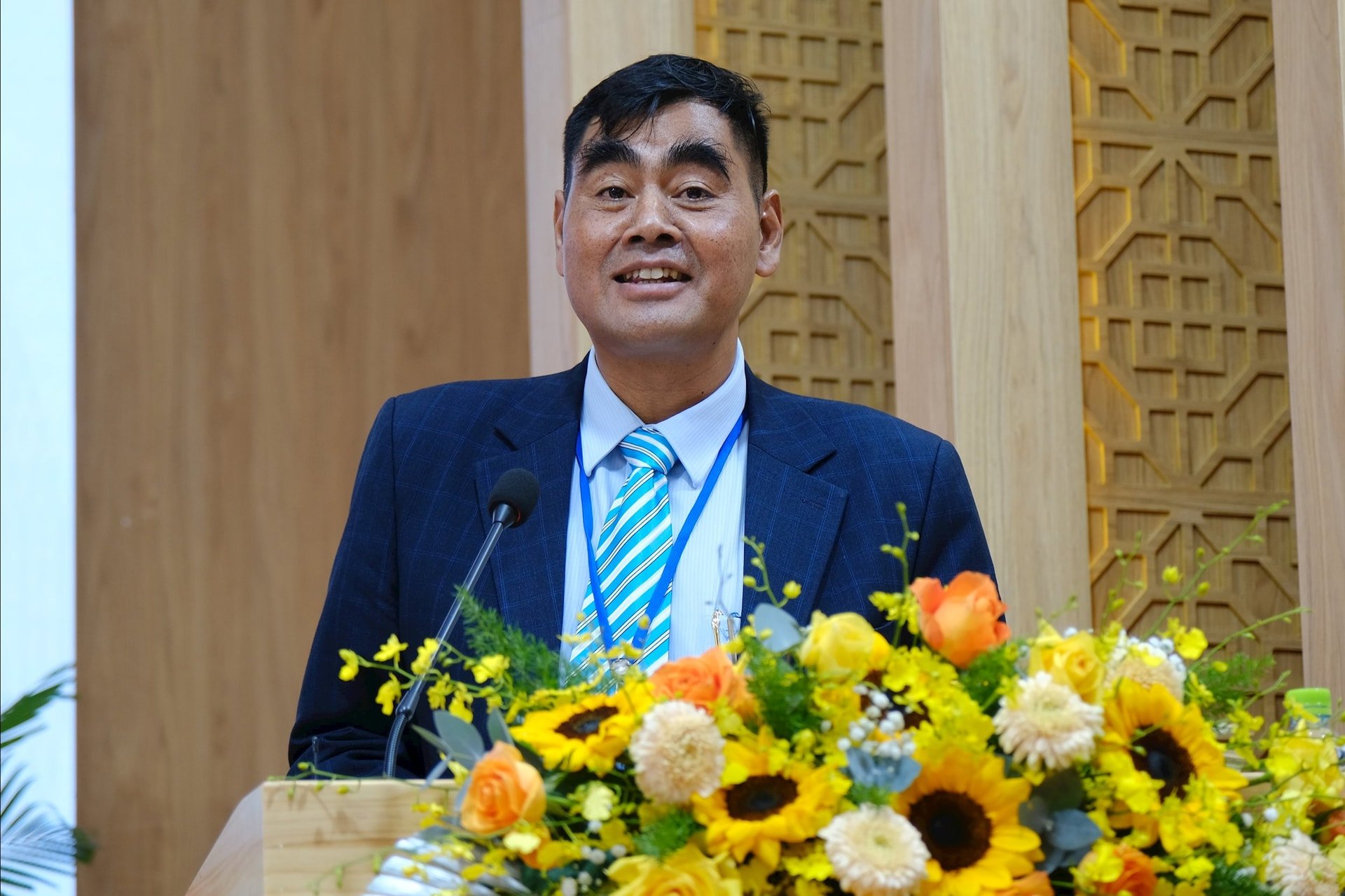 Genosse Bon Yo Soan, stellvertretender Vorsitzender des Komitees der Vietnamesischen Vaterländischen Front der Provinz Lam Dong