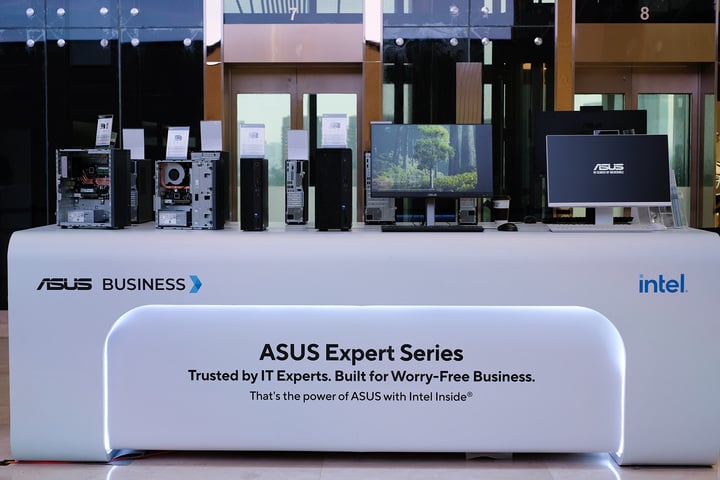 Hệ sinh thái đa dạng của Asus Expert Series trải dài từ laptop, desktop đến AiO.