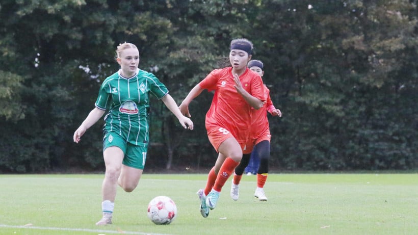 ベトナムU17女子代表はヴェルダー・ブレーメンIIと対戦する。（写真：VFF）