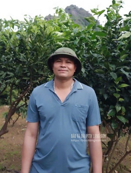 Ông Vũ Văn Muôn, nông dân thôn Hồng Sơn, xã Vũ Sơn