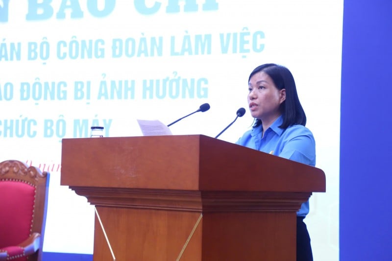 Triển khai chính sách cho 425 cán bộ công đoàn bị ảnh hưởng do sắp xếp bộ máy