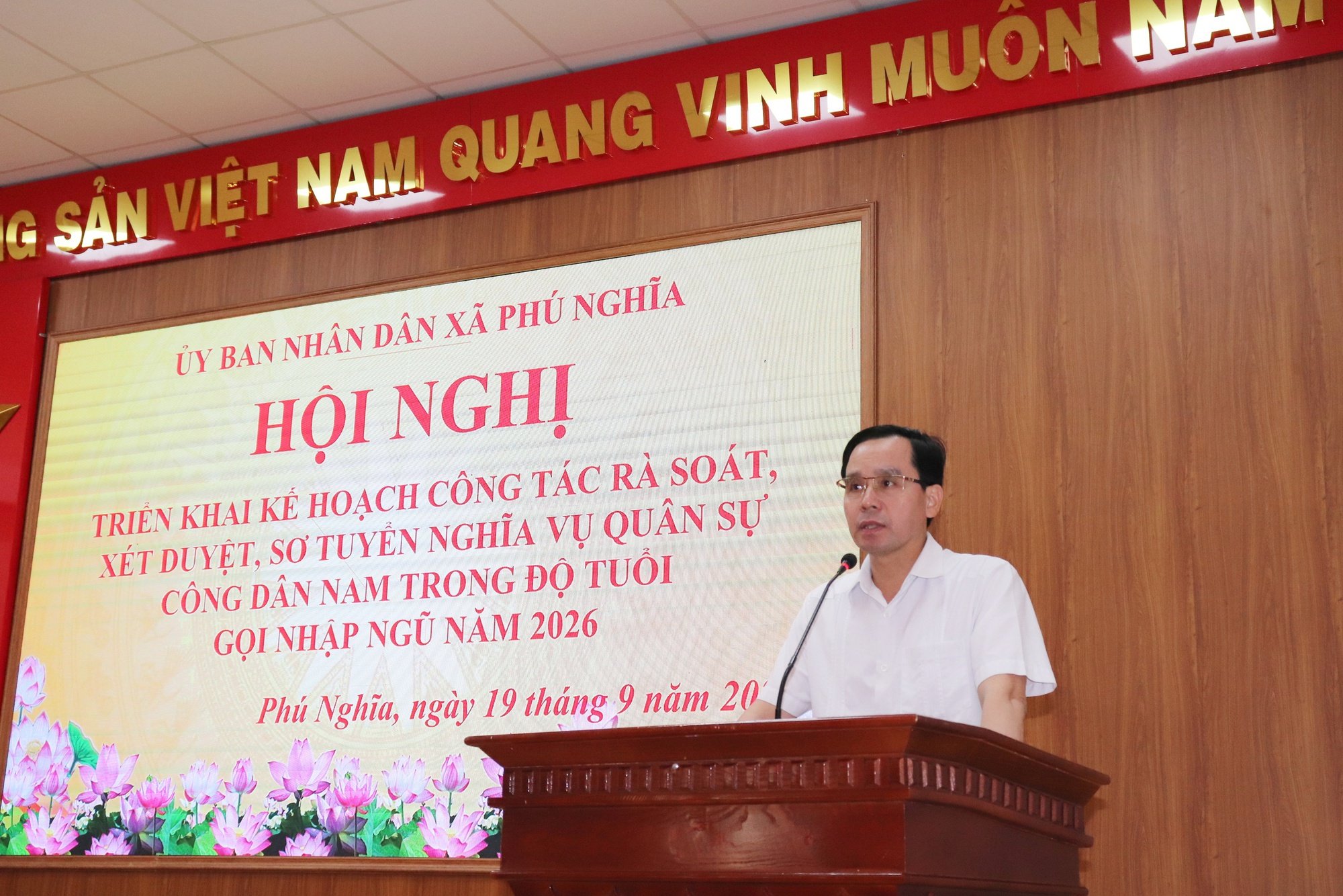 Xã Phú Nghĩa: Triển khai công tác rà soát, sơ tuyển nghĩa vụ quân sự năm 2026- Ảnh 3.