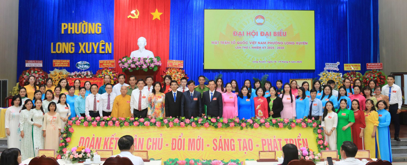 Ủy ban MTTQ Việt Nam phường Long Xuyên khóa I, nhiệm kỳ 2025 – 2030 ra mắt