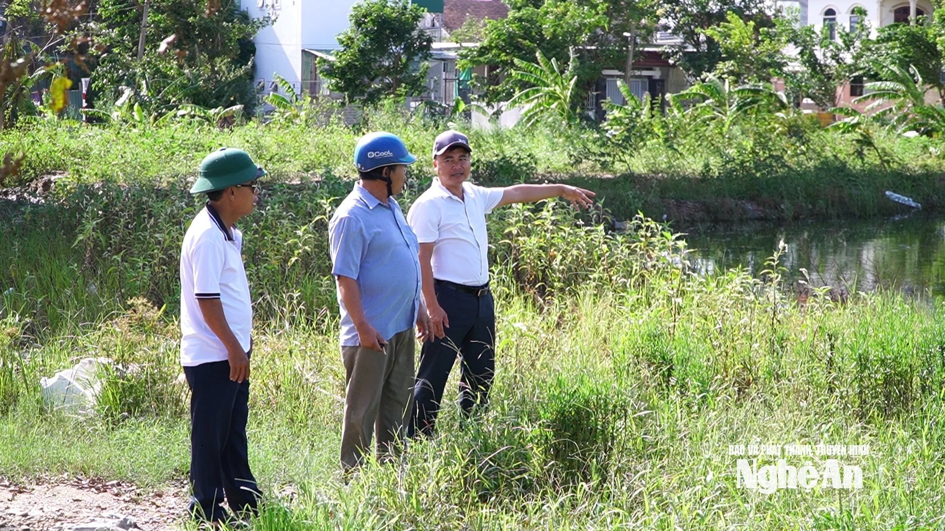 Xóm Hưng Đạo 6 có 18 hộ dân bỏ hoang đất sản xuất. Ảnh Kim Thoa