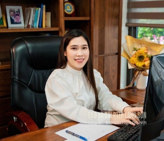 Bà Nguyễn Thị My Hương, Phó Tổng Giám đốc Công ty Cổ phần Hữu Nghị Xuân Cương 