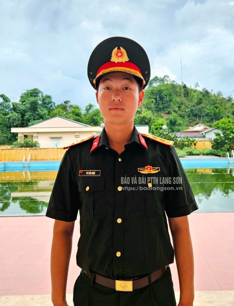 Trung úy Vũ Tiến Được, Bí thư Chi bộ, Chính trị viên Đại đội 2, Tiểu đoàn 1,  Trung đoàn 123, Bộ Chỉ huy Quân sự tỉnh