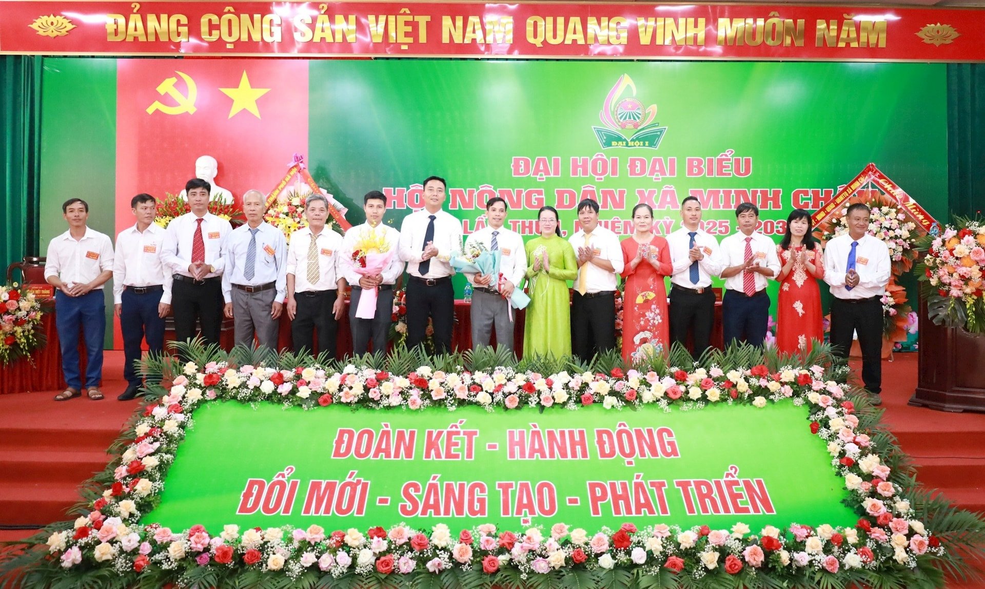 Đại hội Hội Nông dân xã Minh Châu lần thứ I thành công tốt đẹp- Ảnh 4.